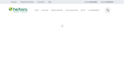 Desktop Screenshot of herbora.es
